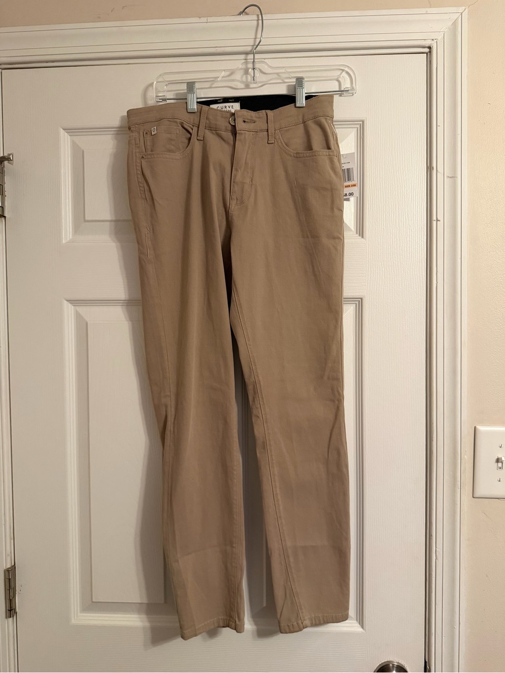 Women's Skinny Pants in Tan - Casual Everyday Style